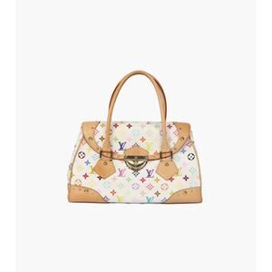 LOUIS VUITTON Multicolor White Tote Bag A-A35177